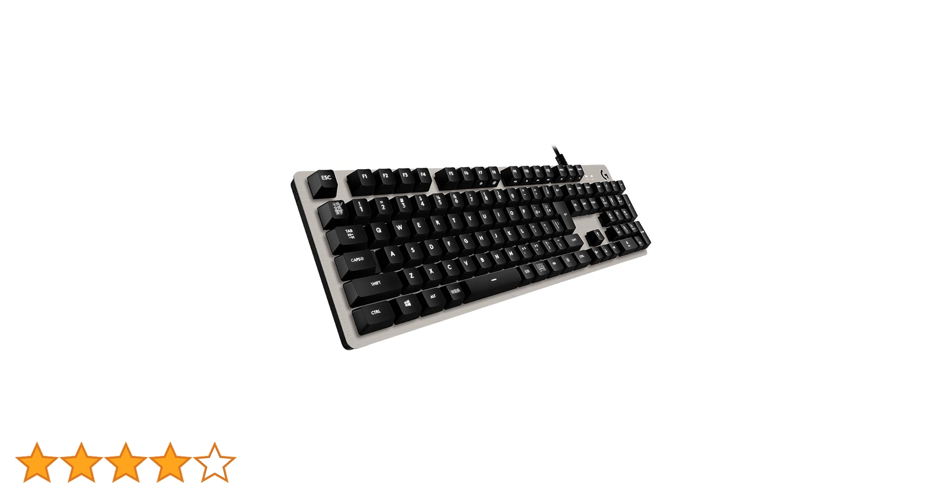 Logicool G ゲーミングキーボード G413rSV シルバー メカニカルキーボード タクタイル 日本語配列 USBパススルー G413 国内正規品 2年間メーカー Amazon.co.jp: Logicool G ゲーミングキーボード G413rSV
